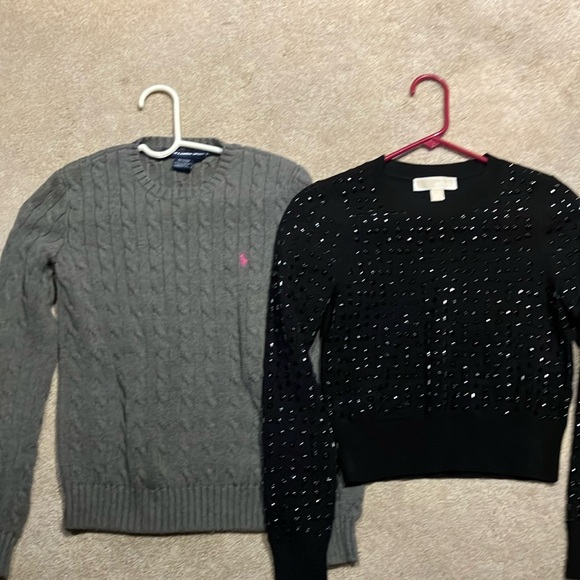 MICHAEL Michael Kors Gray Crew Neck Sweater - Picture 1 of 9